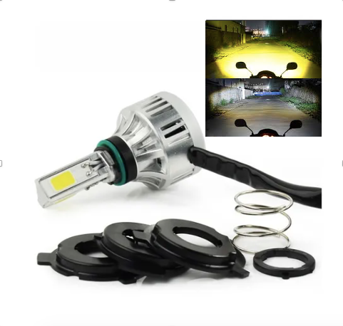 Bombillo led DC-AC 8000 lumenes dual color 4 caras