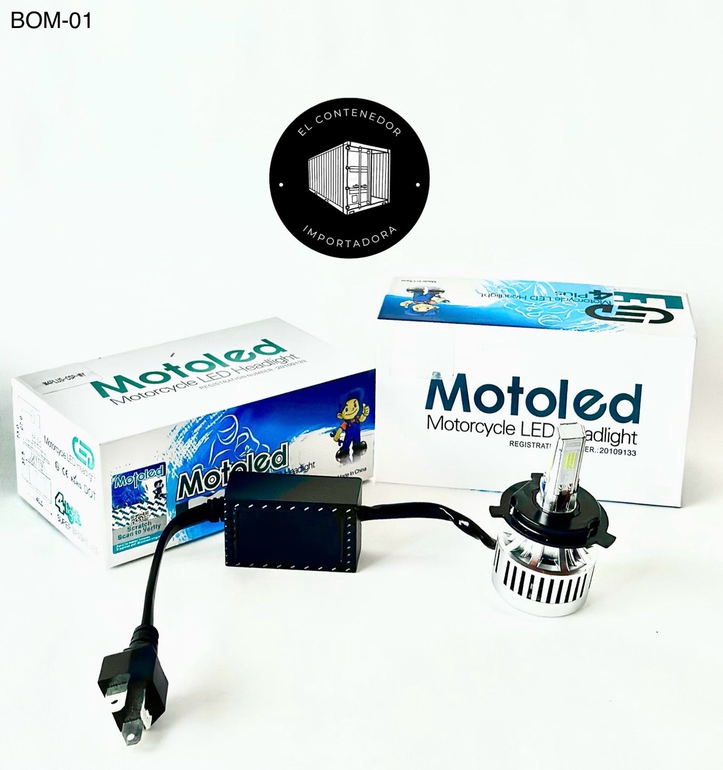 Bombillo led DC-AC 8000 lumenes dual color 4 caras